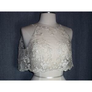 Wedding Bridal Beaded Lace Lace Cover Up Wedding  Cover up Bolero